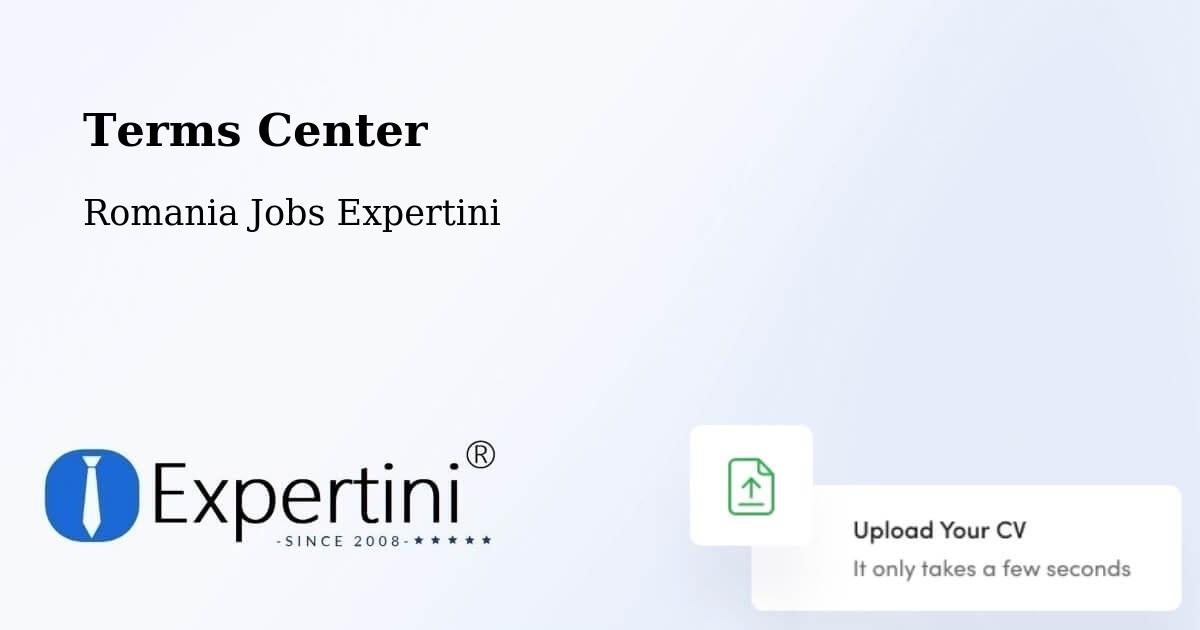 Terms of Service – Amărăşti - Romania Jobs Expertini